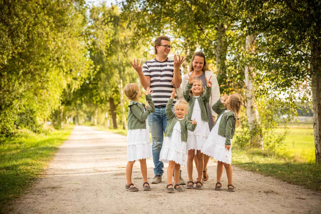 Familie in der Natur